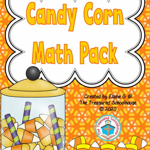 Candy Corn Math Pack for Halloween's featured image
