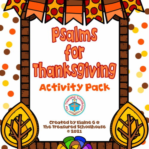 Psalms for Thanksgiving Activity Pack's featured image