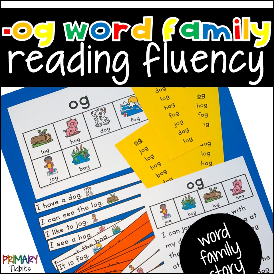 CVC Word Reading Fluency for og Word Family