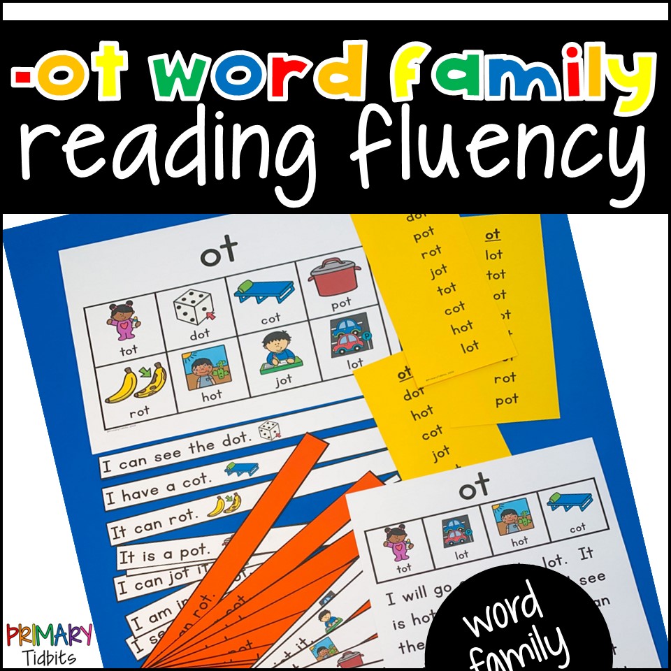 CVC Word Reading Fluency for ot Word Family
