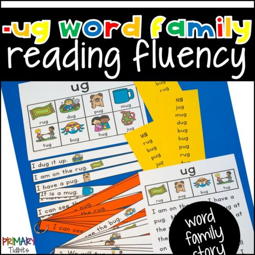 CVC Word Reading Fluency for ug Word Family's featured image