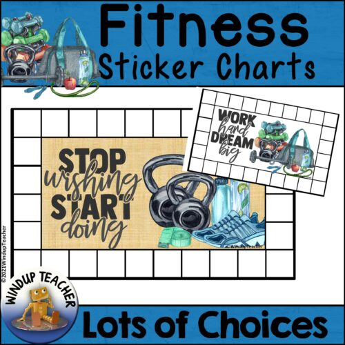 Exercise Fitness Sticker Charts's featured image