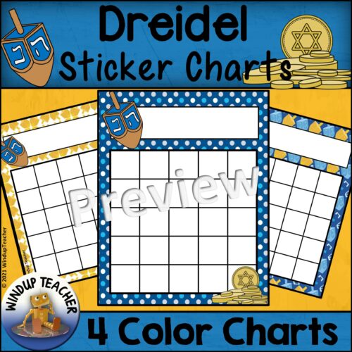 Dreidel Sticker Charts's featured image