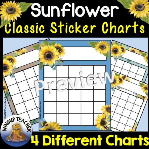 Sunflower Classic Sticker Charts's featured image