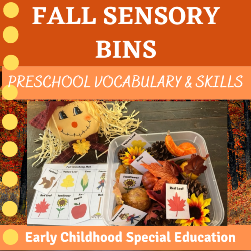Fall Sensory Bins Activities & Centers For Preschool Special Education's featured image