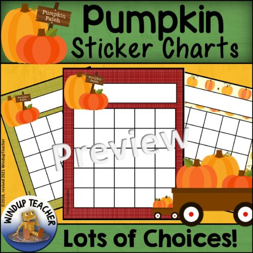 Pumpkin Sticker Charts's featured image