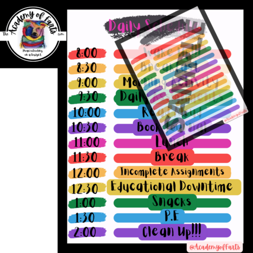 Daily Schedule Printable's featured image