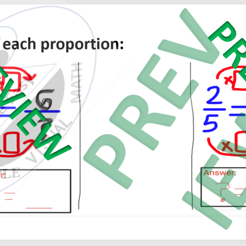 Solve proportions: worksheets include visuals's featured image