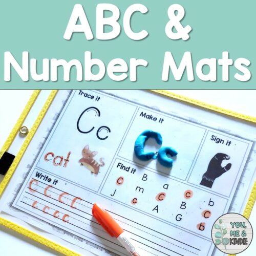 Boho Neutral Alphabet and Number Activity Mats's featured image