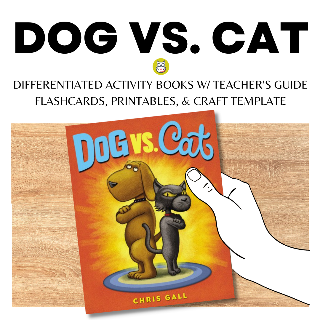 Activity Book for DOG VS CAT with LOW PREP Lesson Plans