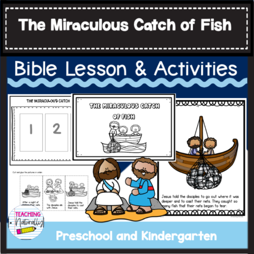 Miraculous Catch of Fish/ Fishers of Men Bible Lesson for Preschool Kindergarten's featured image