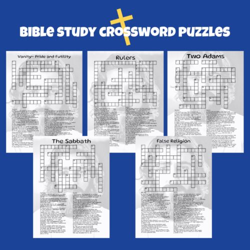 Bible Study Crossword Puzzles (Set 7)'s featured image