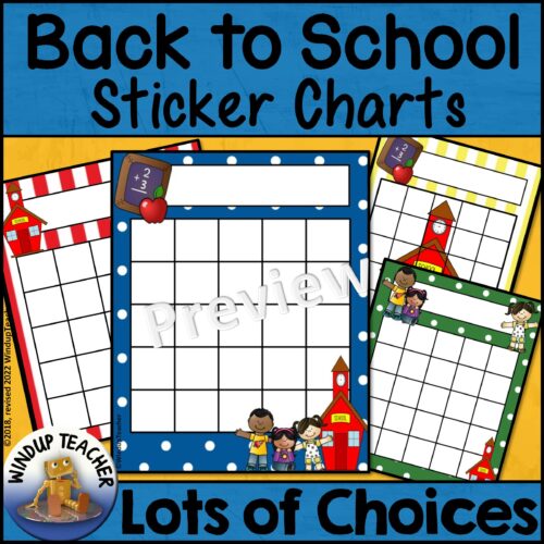 Back to School Sticker Charts's featured image