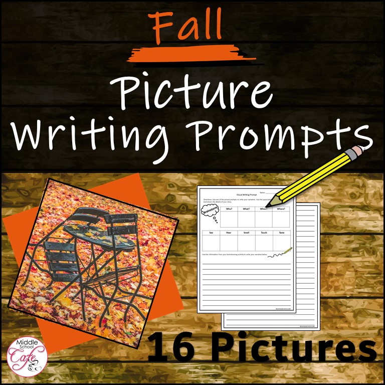 Narrative Writing Prompts Fall Picture Activity