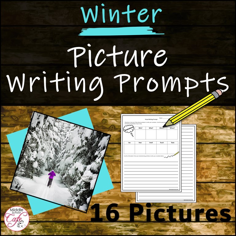 Narrative Writing Prompt Winter Picture Activity