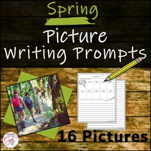 Narrative Writing Prompt Spring Picture Activity's featured image