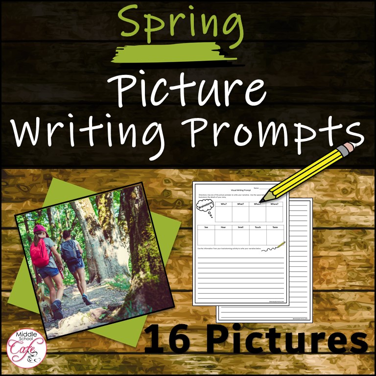 Narrative Writing Prompt Spring Picture Activity