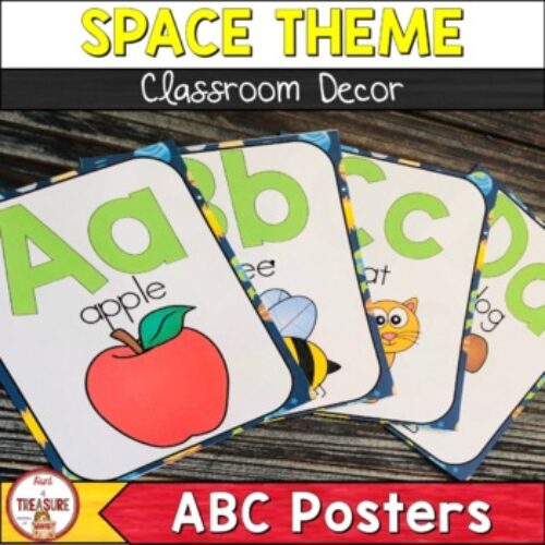 Space Theme Classroom Decor Alphabet Posters's featured image