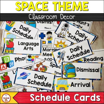 Space Theme Classroom Decor | Visual Classroom Schedule