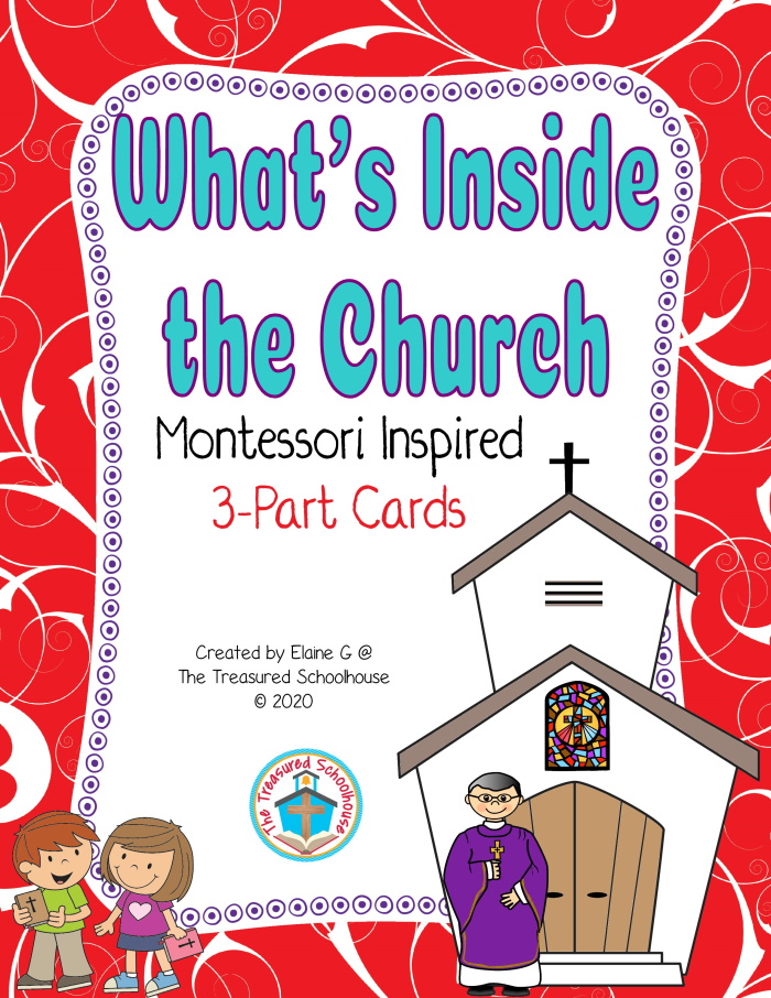 What's Inside the Church 3-Part Cards