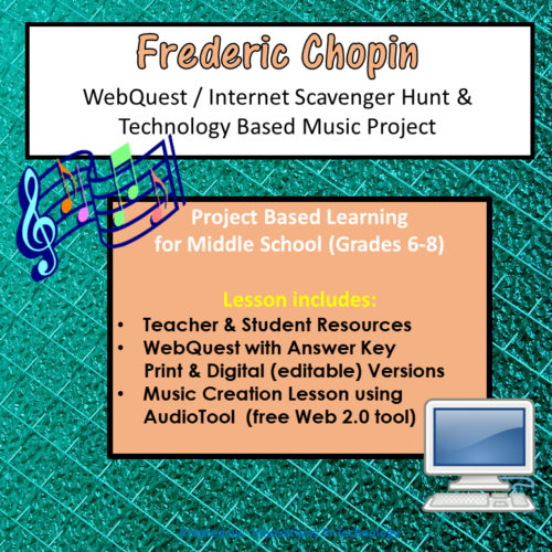 Music of Frederic Chopin - WebQuest & Music Composition's featured image