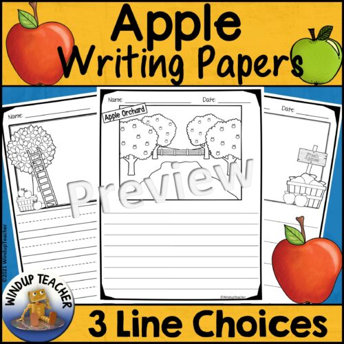 Apple Writing Papers for Fall or Autumn's featured image