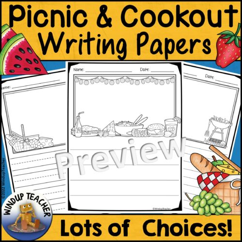 Cookout and Picnic Writing Papers's featured image