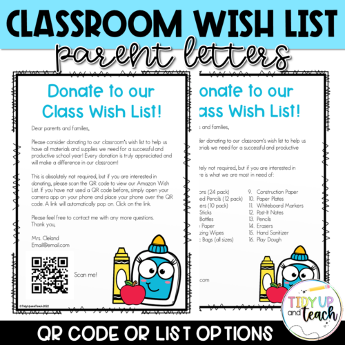 Classroom Donation Request Letter - Classful