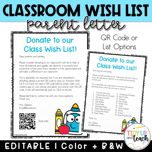 Classroom Donation Request Letter's featured image
