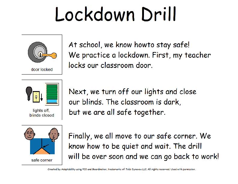 school lockdown procedures