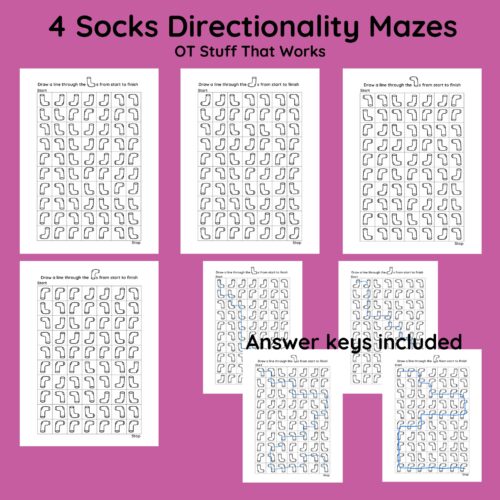 4 Socks Directionality Mazes's featured image