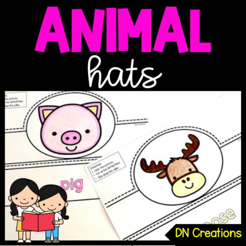 Animal Hats Craft for Storytelling l Readers Theater Animal Characters l Animal Crafts l Animal Crowns l Story Retell's featured image