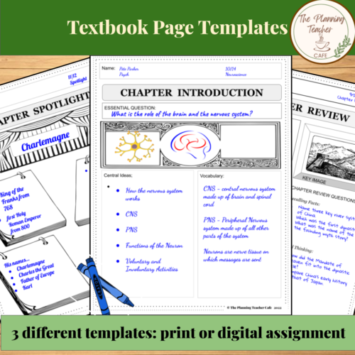 Textbook creation page templates / worksheets's featured image