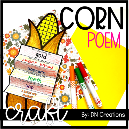 Corn Poem Craft l Fall Craft l Corn Craft l Corn Craftivity's featured image