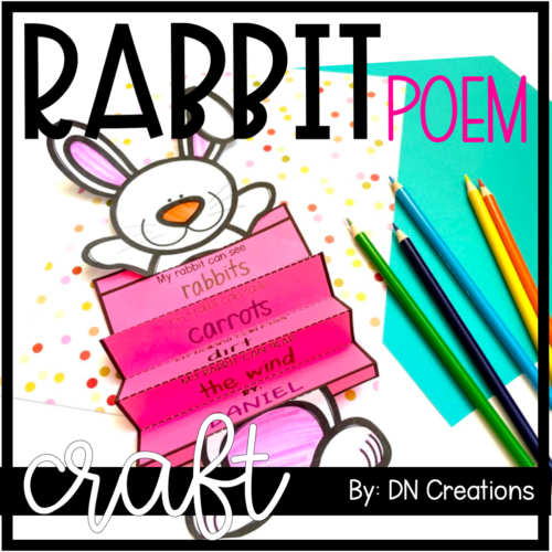Rabbit Poem Craft l Bunny Craft's featured image