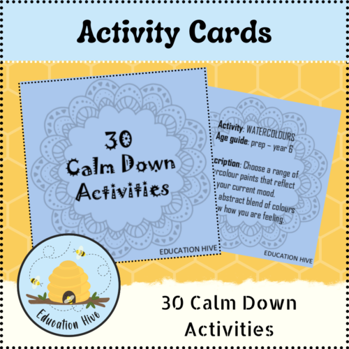 Calm Down Activity Cards - engaging for all ages's featured image