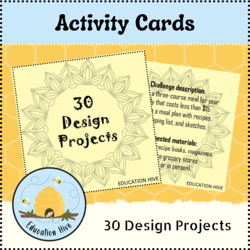 Design Project Activity Cards - engaging for all ages's featured image