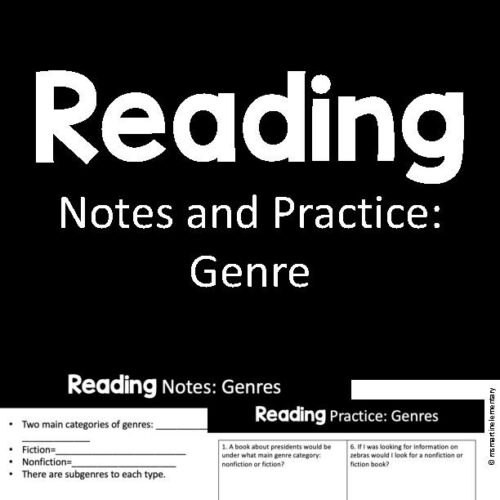 Reading Notes and Practice: Genres *with answer key*'s featured image