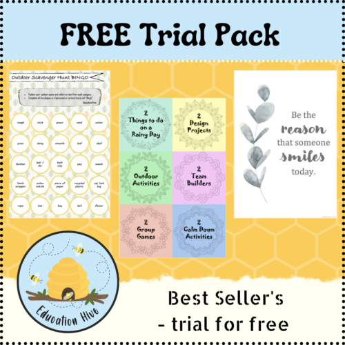 FREE poster, activity cards and bingo - trial pack's featured image