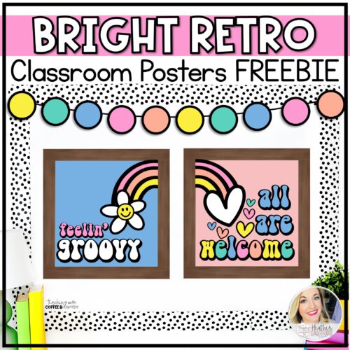 Retro Classroom Decor FREE's featured image