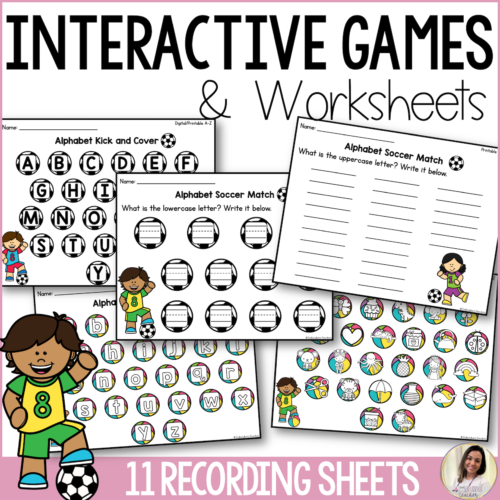 Smart Board Game Kindergarten Letter Sound Recognition Worksheets's featured image