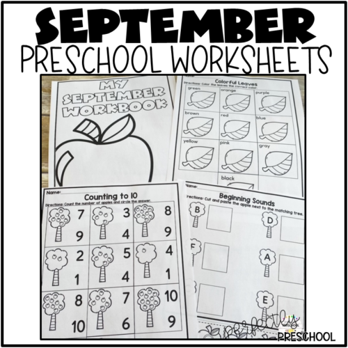 September Preschool Worksheets's featured image