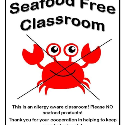Seafood Allergy Classroom Signs!'s featured image