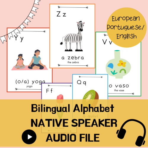 Bilingual Alphabet NATIVE SPEAKER AUDIO FILE, European Portuguese's featured image