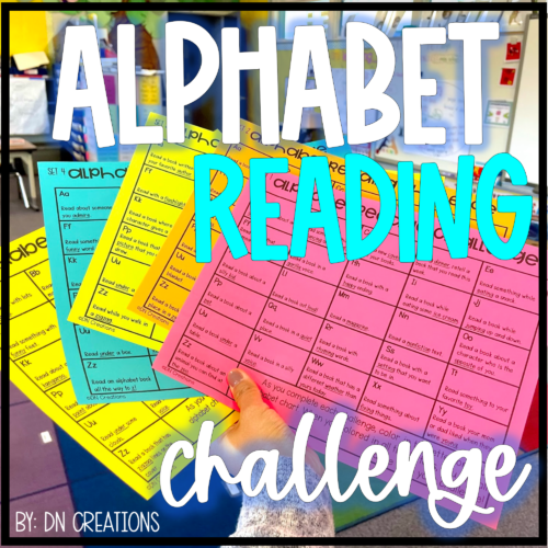 Alphabet Reading Challenge l Reading Chart l Alphabet Reading Chart l ABC countdown l Summer Reading Chart's featured image