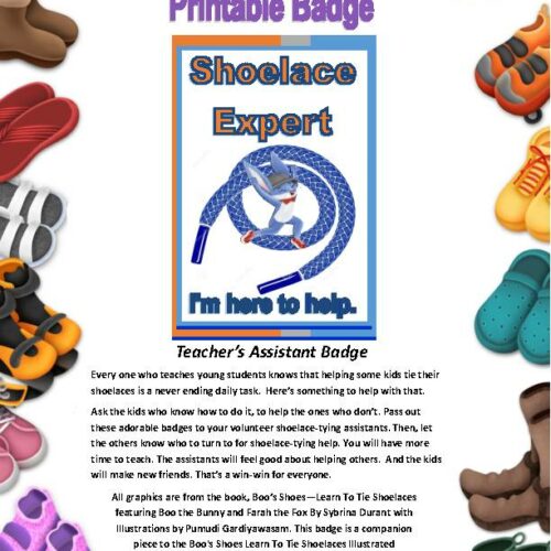 Free Boo's Shoes Helper Badge's featured image