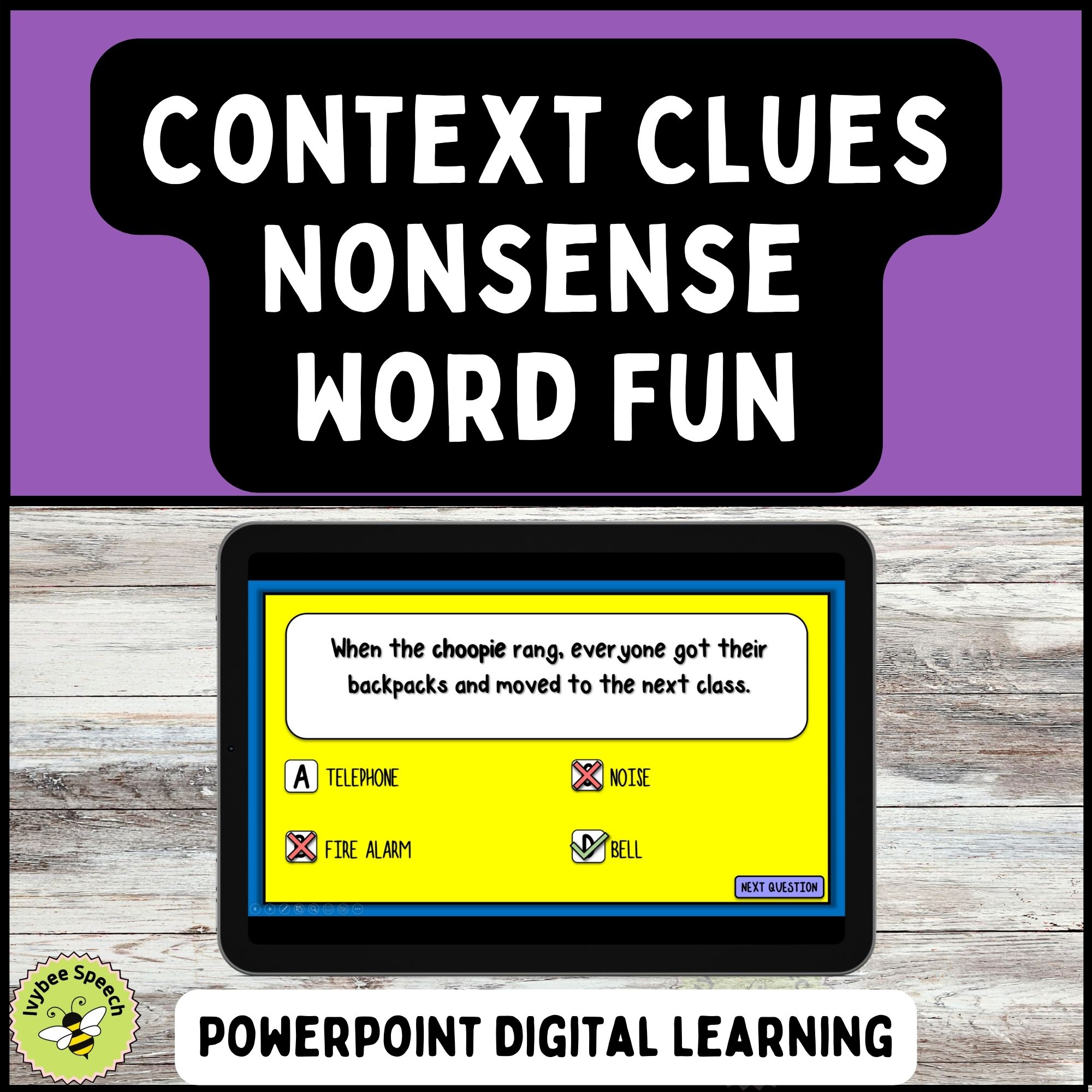 Context Clues Tier 2 Vocabulary Task Cards Middle School Classful
