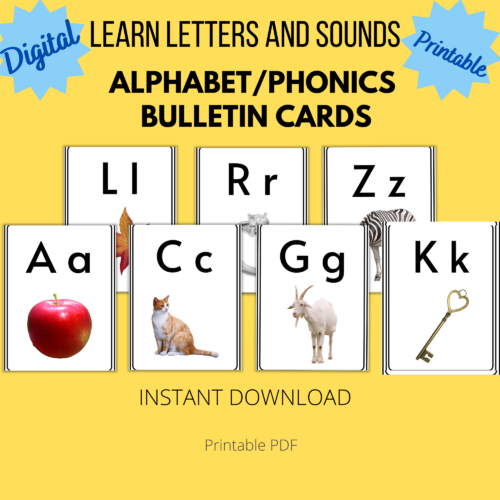 Alphabet/Phonics Bulletin Cards's featured image