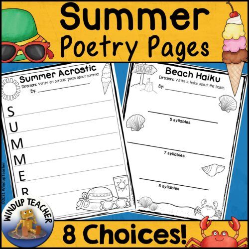 Summer Poetry Activity Sheets's featured image