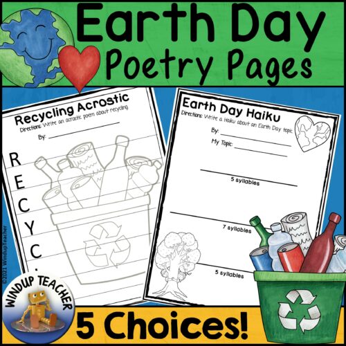 Earth Day Poetry Activity Sheets's featured image